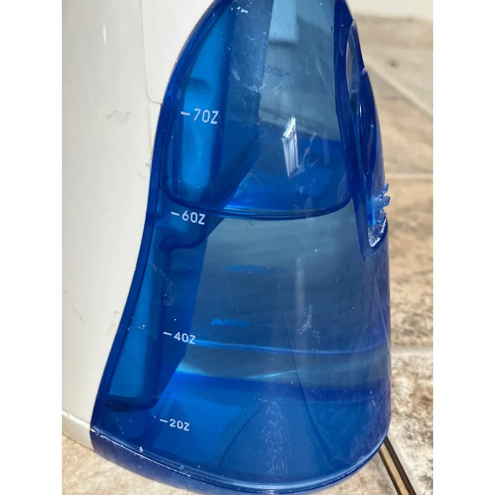 Waterpik Cordless Express Water Flosser Portable Oral Irrigator White Blue WF-02